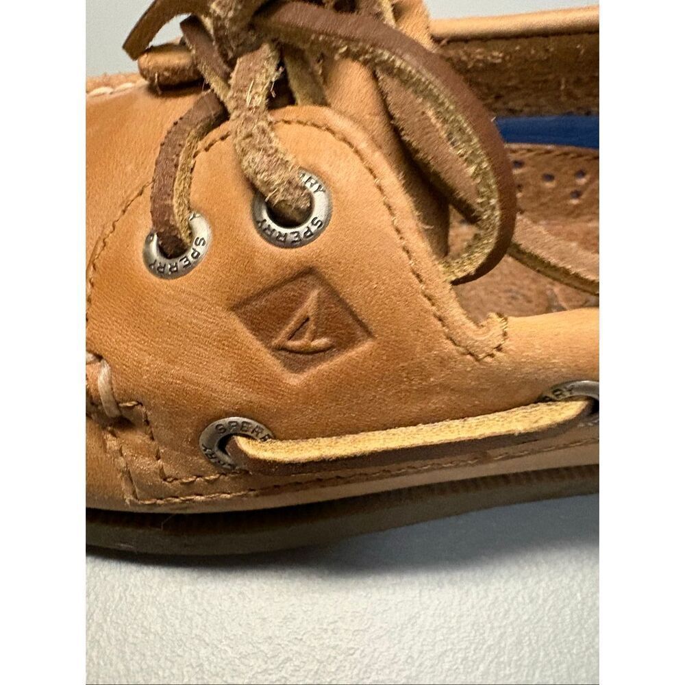 Sperry Top-Sider Leather brown loafers size 5m - Picture 7 of 8